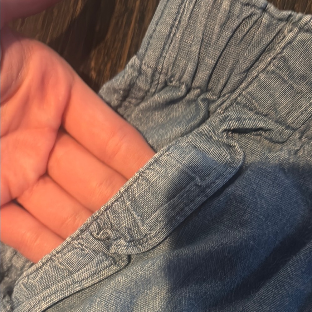 Crewcuts Light Blue Ruffle Shorts - Picture 4 of 4